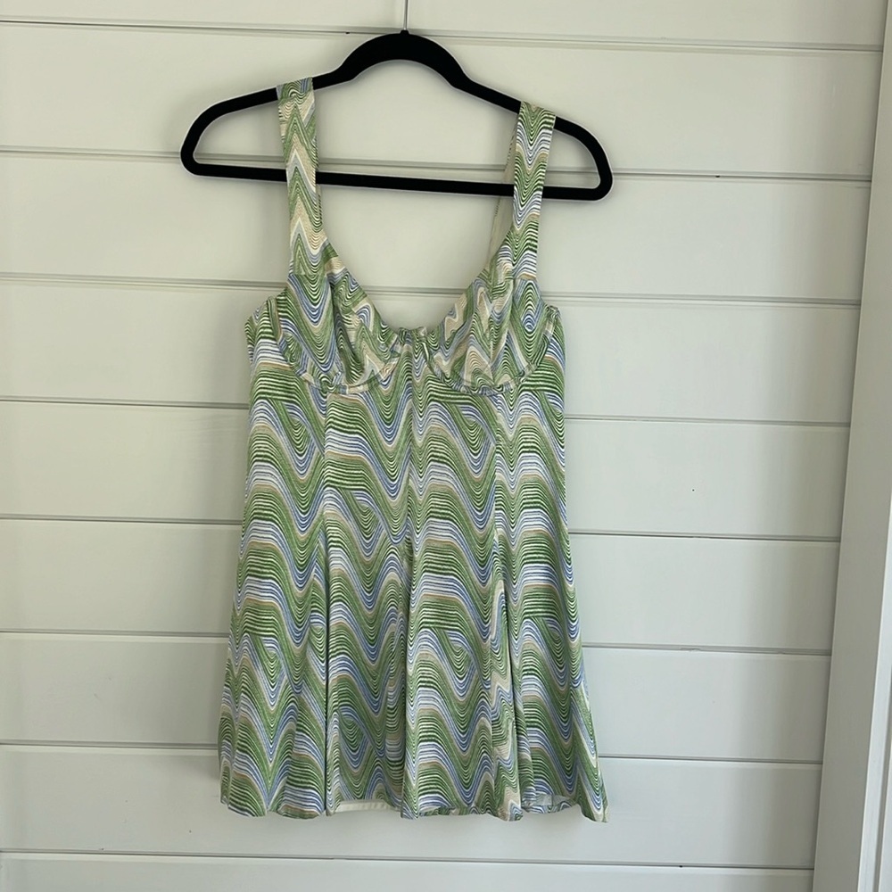 FOR LOVE AND LEMONS Yori Minidress in Green